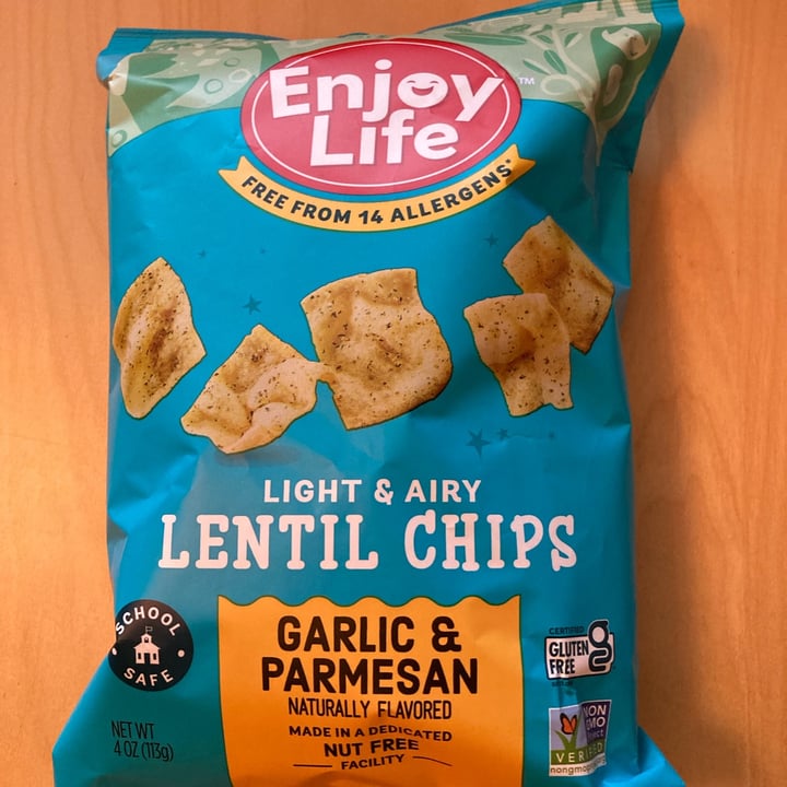 photo of Enjoy Life Lentil Chips Garlic & Parmesan shared by @daisy20 on  08 May 2022 - review