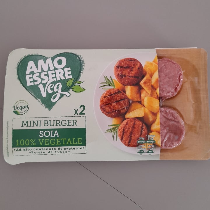 photo of Amo Essere Veg mini burger di soia shared by @chanystar on  20 Aug 2022 - review