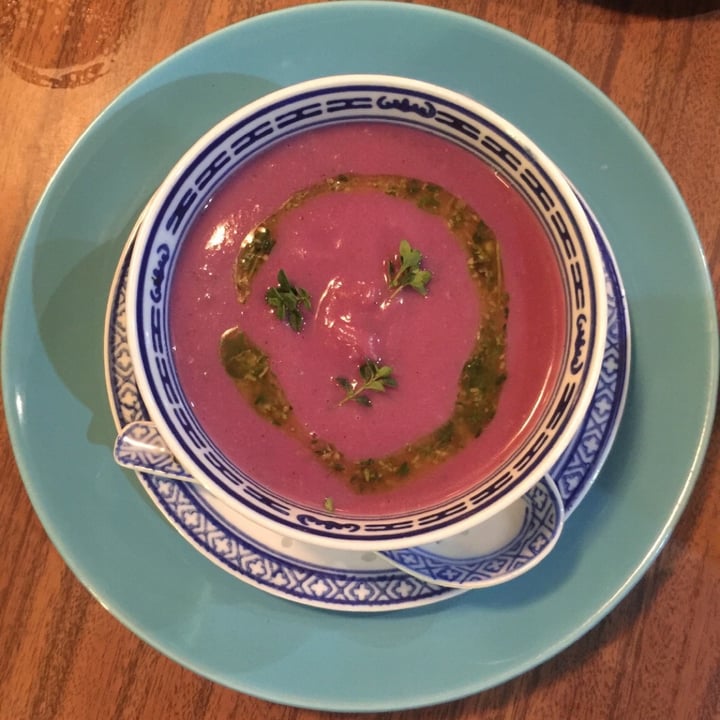 photo of The Food Temple Beetroot soup shared by @rubyyeung on  27 Jun 2020 - review