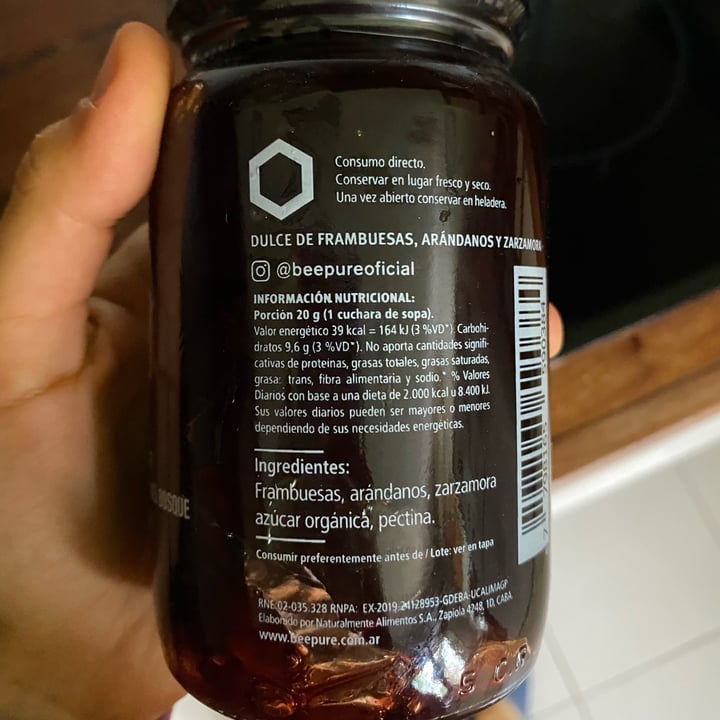 photo of Beepure Mermelada Frutos del Bosque shared by @inespressable on  13 Dec 2021 - review