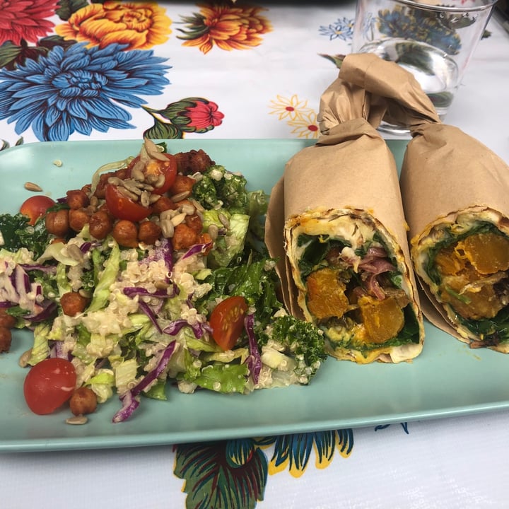 photo of Romero Verde Bar Restorán Wrap calabaza y setas shared by @barbarapgs on  28 Sep 2021 - review