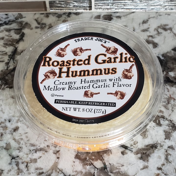 review photo of Trader Joe's Roasted Garlic Hummus shared by @exoticheart on 11 May 2022 - review