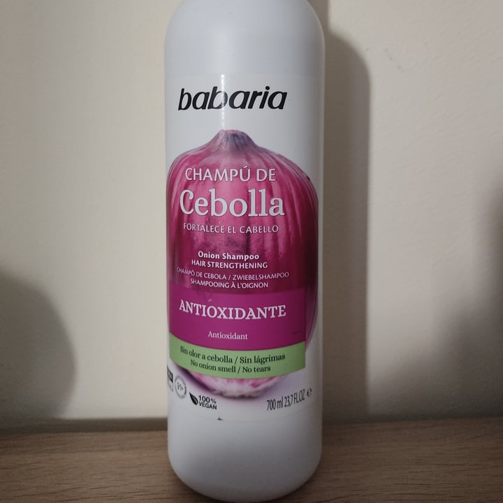 photo of Babaria Bio  Champú de cebolla shared by @soad31 on  08 Dec 2021 - review