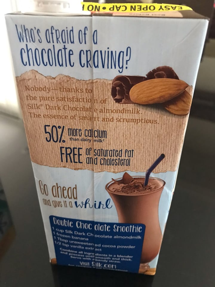 photo of Silk Dark Chocolate Almond Milk shared by @mar on  24 Jul 2019 - review