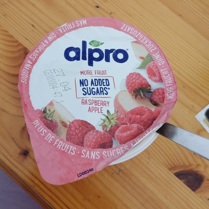 photo of Alpro No Added Sugar Raspberry Apple shared by @hollybtt on  10 Apr 2021 - review