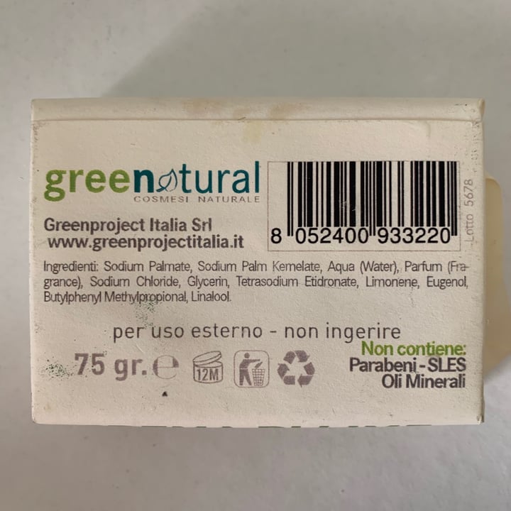photo of Greenatural Sapone vegetale crema di lime shared by @ani75 on  19 Oct 2021 - review