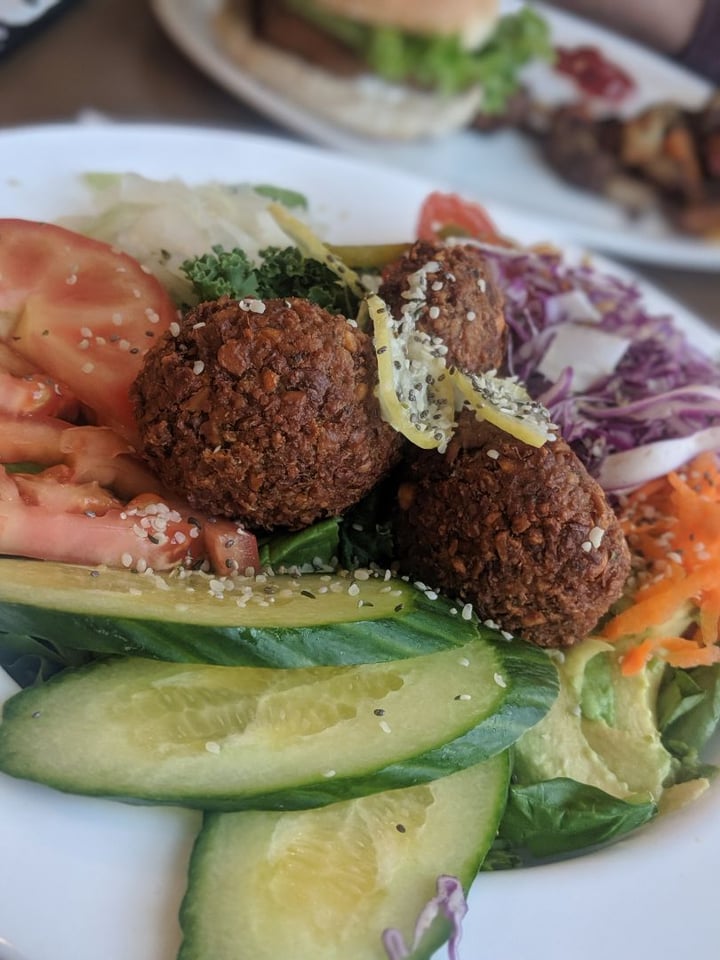 review photo of Cafe Mosaics Falafel Bowl shared by @plantbasedyeg on 07 Jun 2019 - review