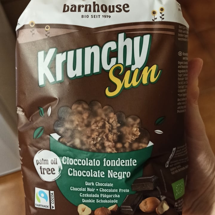 photo of Barnhouse Krunchy Sun Cioccolato Fondente Nero shared by @greta94 on  28 Mar 2022 - review