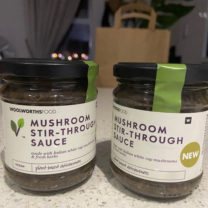 photo of Woolworths Food Plant based mushroom sauce shared by @lache on  30 Jun 2021 - review