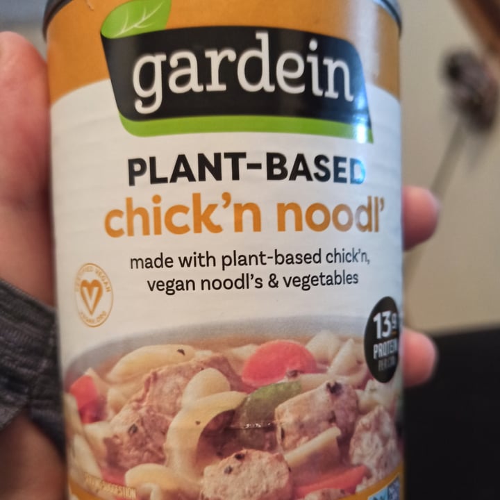 photo of Gardein Chick'n Noodle Soup shared by @thursdayish on  21 Nov 2021 - review