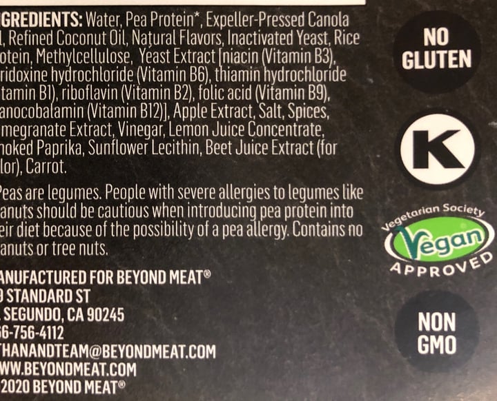 review photo of Beyond Meat Beyond breakfast Sausage Classic shared by @steffensenskitchen on 03 May 2020 - review