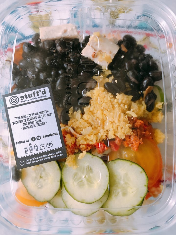photo of Stuff'd Veggie Bowl shared by @cat on  05 Aug 2019 - review