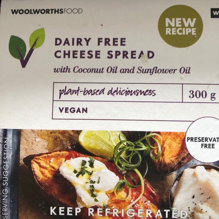 photo of Woolworths Food Dairy Free Cheese Spread shared by @gabygerber on  15 Jul 2021 - review