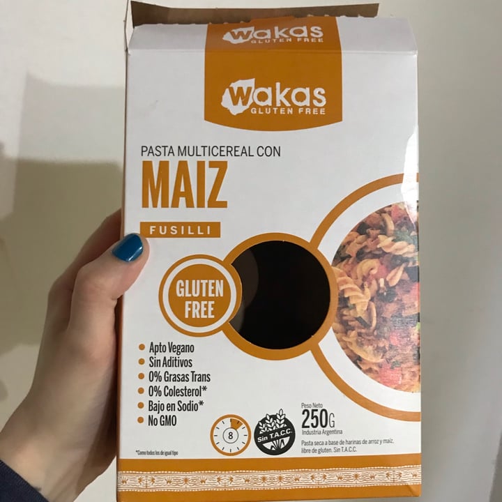 photo of Wakas Pasta Multicereal con Maíz shared by @kacerutti on  20 Oct 2020 - review