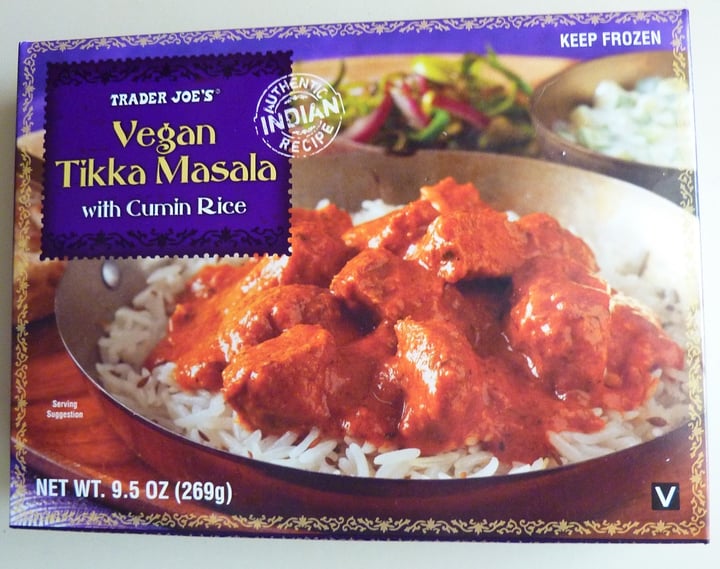 photo of Trader Joe's Vegan Tikka Masala with Cumin Rice shared by @davecort on  03 Dec 2019 - review