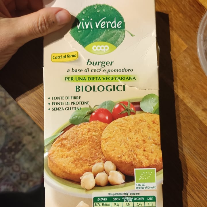 photo of Vivi Verde Coop Burger Bio Ceci e Pomodoro shared by @mostravagante on  30 Sep 2022 - review