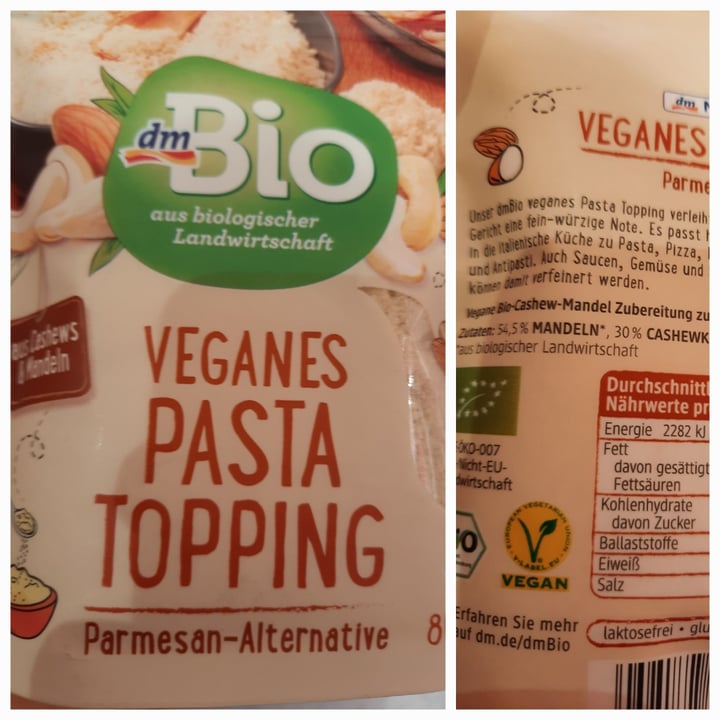 photo of dmBio Veganes Pasta Topping shared by @apknottner on  04 May 2022 - review