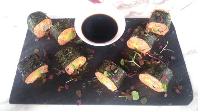 Photo of the dish “Roll nori picante muy rico #juliana”