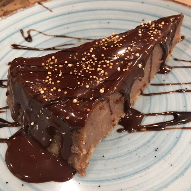 Foto del plato “Tarta de plátano y chocolate”