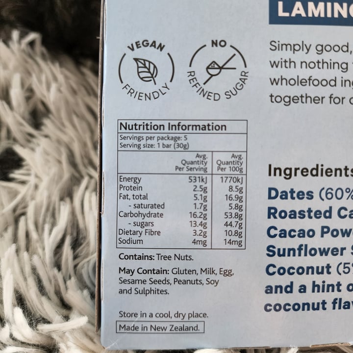 review photo of Tasti Made Simple Wholefood Bars - Lamington shared by @mjearth on 01 Apr 2022 - review