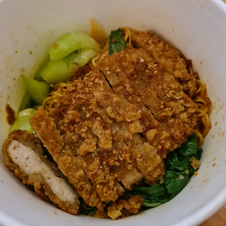 photo of Daily Green 吉祥素 Fried Chicken Cutlet Noodle shared by @gretchforveg on  17 Apr 2021 - review