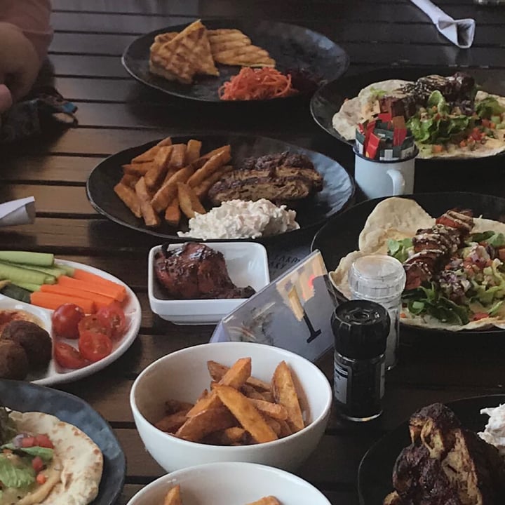 review photo of Asher's Corner Cafe @ Ashers Farm Sanctuary Chickenless Drumstick shared by @landilewis on 26 Jul 2020 - review