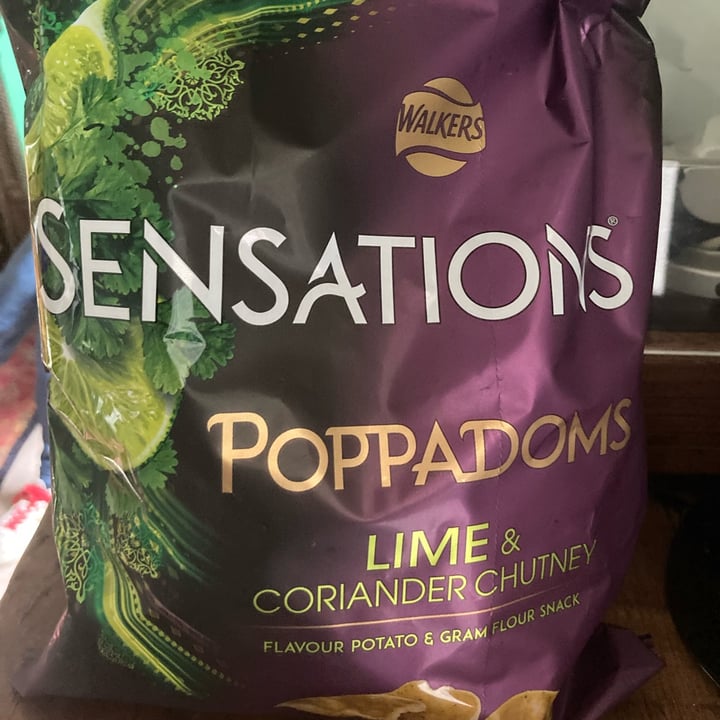 photo of Walkers Lime and coriander Poppadoms shared by @moneyamiss on  30 Sep 2021 - review