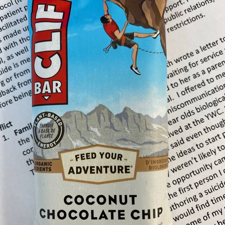 photo of Clif Bar Coconut Chocolate Chip shared by @lisaj on  28 Jun 2021 - review