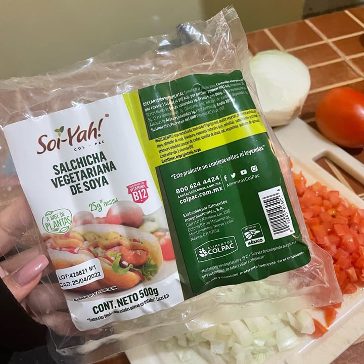 photo of Soi-yah! Salchicha vegetariana de soya shared by @beckiesveggies on  12 Jan 2022 - review