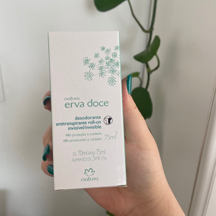 photo of Natura Desodorante Antitranspirante Roll-on Invisible Erva Doce shared by @ilse on  19 Jul 2021 - review