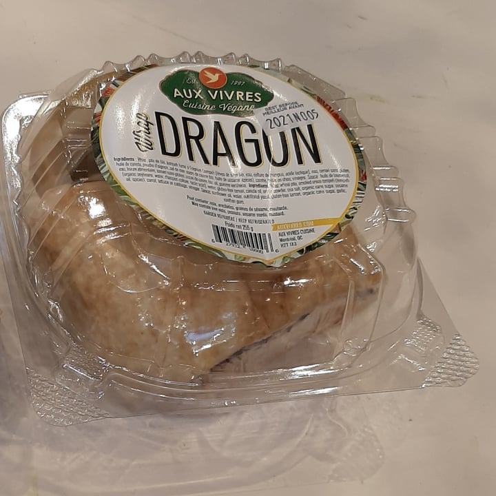 photo of Aux vivres Dragon Wrap shared by @carono on  01 Nov 2021 - review