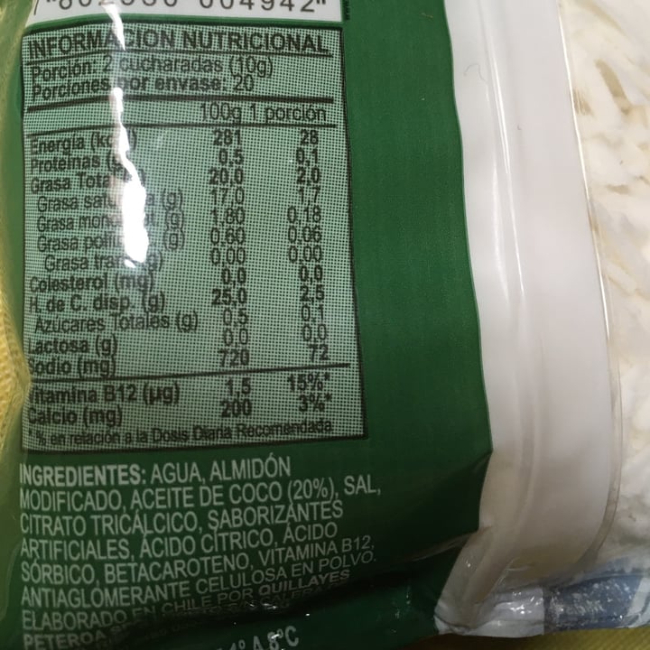 review photo of Quillayes Queso Granulado Vegano shared by @lacatface on 25 Sep 2020 - review