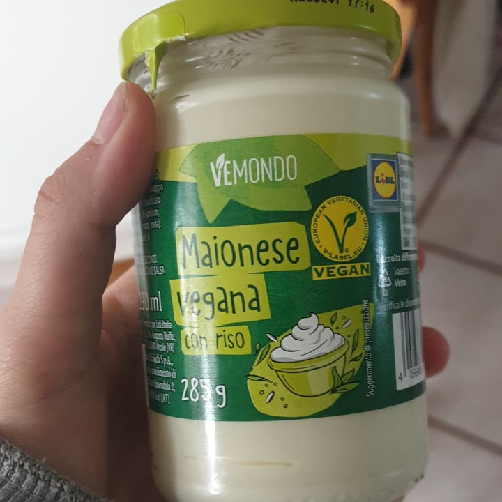 photo of Vemondo Maionese vegana con riso shared by @alemeroni on  30 Mar 2022 - review