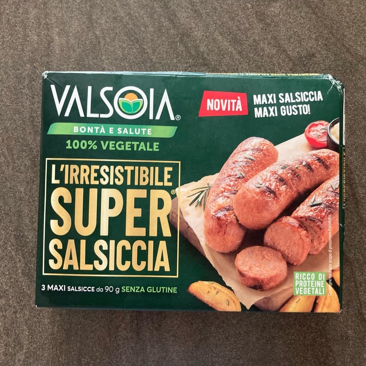 photo of Valsoia L’irresistibile Super Salsiccia (Sausage) shared by @giuffridailenia on  21 Jul 2022 - review