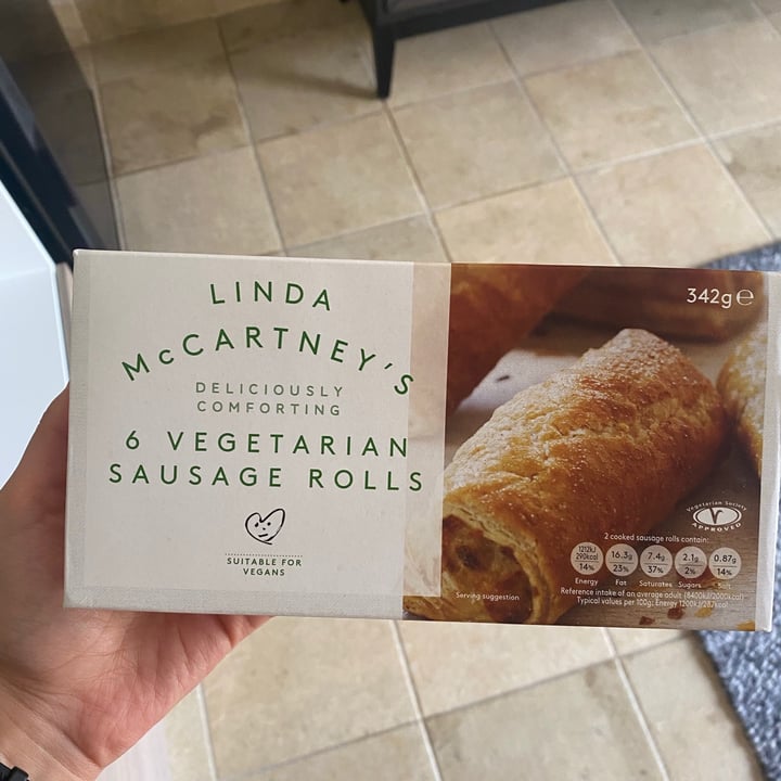 photo of Danube Madinah Road Linda McCartney’s Vegetarian Sausage Rolls shared by @animalsavesaudi on  23 Mar 2021 - review