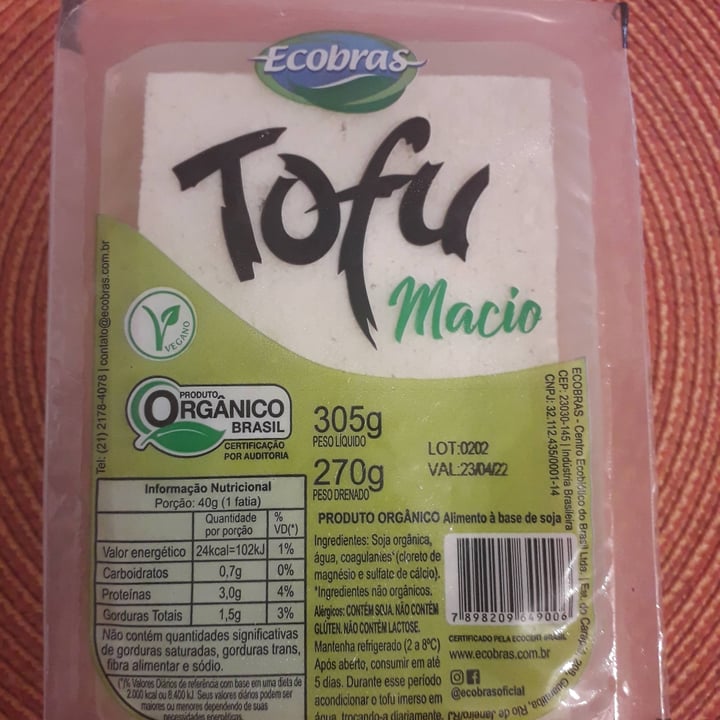 photo of Ecobras Tofu macio shared by @mamagalhaes on  30 Mar 2022 - review