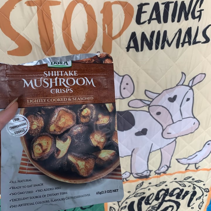photo of DJ&A DJ&A Shiitake Mushroom Crisps shared by @kategalli on  06 Apr 2022 - review