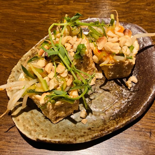 Foto del plato “Tofu parcels”