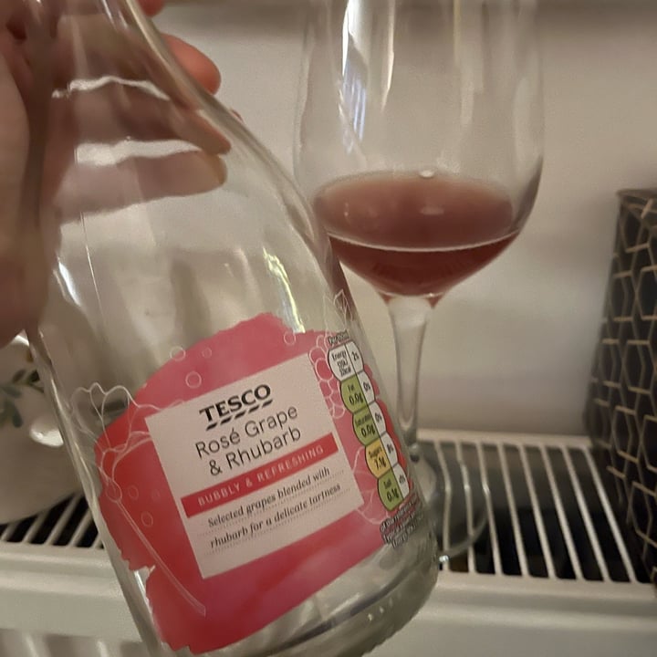 review photo of Tesco Rosé Grape & Rhubarb shared by @infinitevegan on 16 Jan 2022 - review