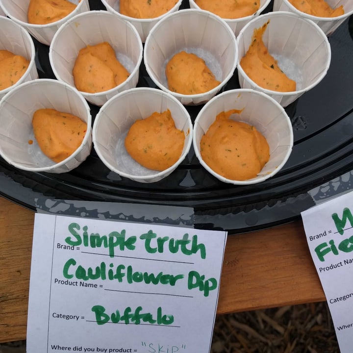 review photo of Simple Truth Plant based cauliflower dip buffalo shared by @retlif01 on 15 May 2021 - review