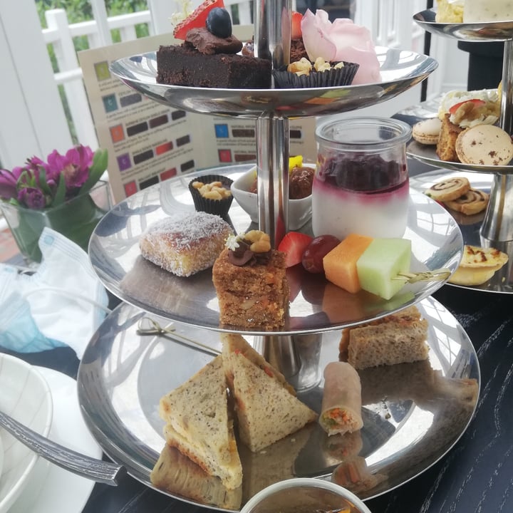 review photo of The Greenhouse at the Cellars-Hohenort Vegan Hight Tea shared by @nics on 14 Feb 2022 - review