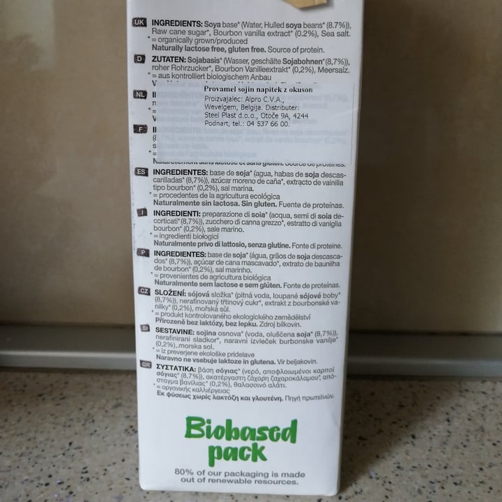 review photo of Provamel Bevanda di Soia e Vaniglia shared by @owly on 06 Apr 2022 - review