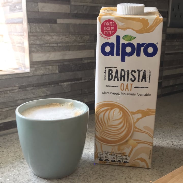 photo of Alpro Barista Oat Milk shared by @veganillustrator on  14 Aug 2022 - review