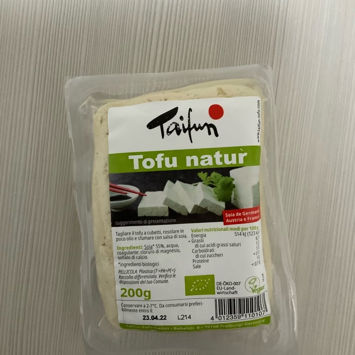 photo of Taifun Tofu natur shared by @ginnynthegiungle on  29 Mar 2022 - review