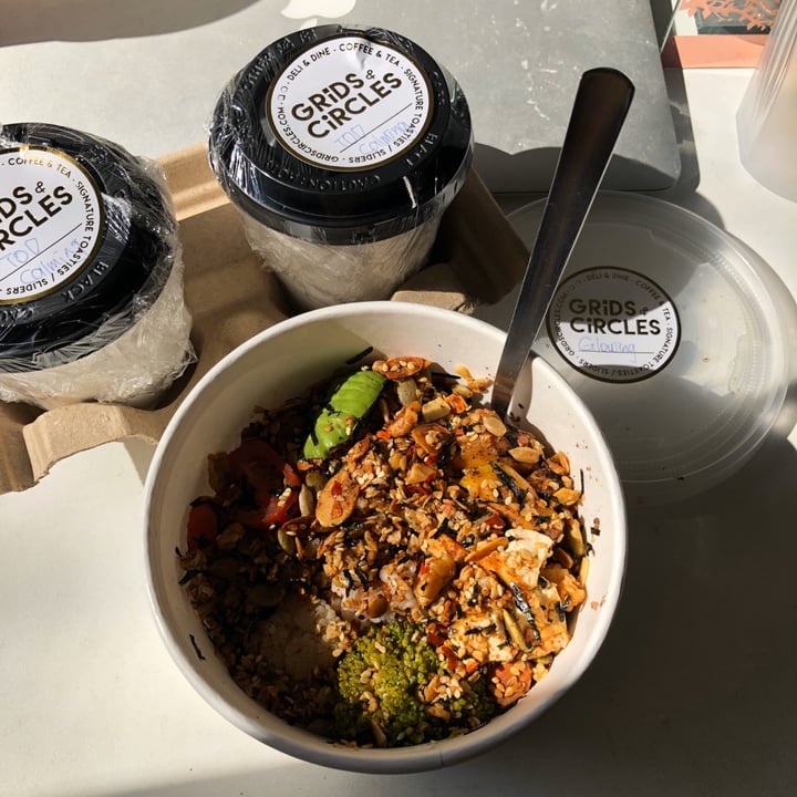 photo of Grids & Circles Vegan Bowl shared by @katherinegloria on  14 Apr 2020 - review