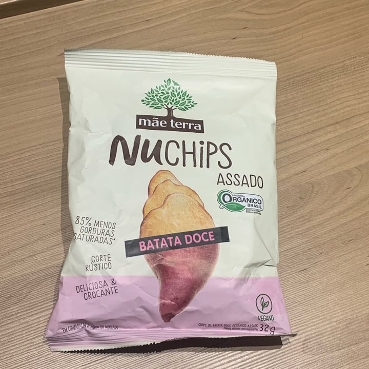 photo of Mãe Terra Nuchips Batata Doce shared by @cr-vegan on  27 Apr 2022 - review