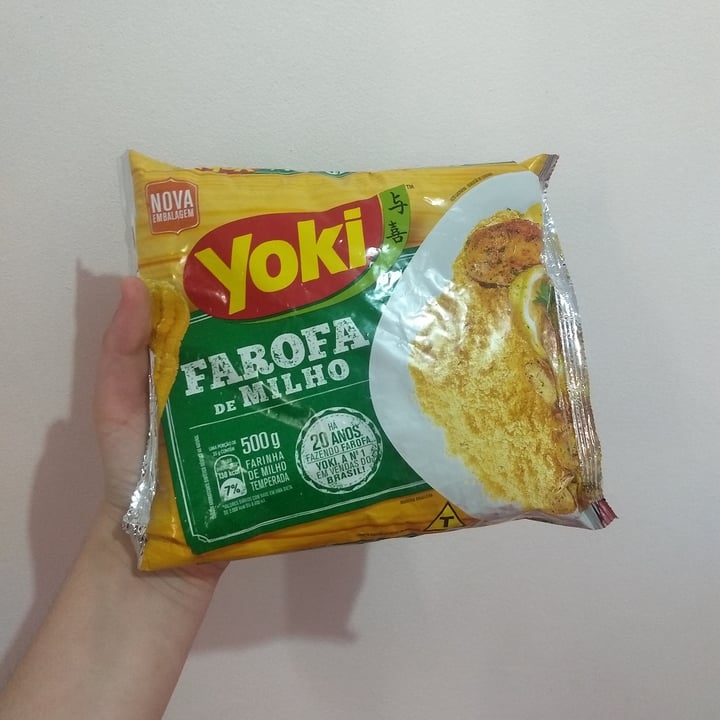 photo of Yoki Farofa de milho shared by @rafaellabarboza on  29 Dec 2021 - review