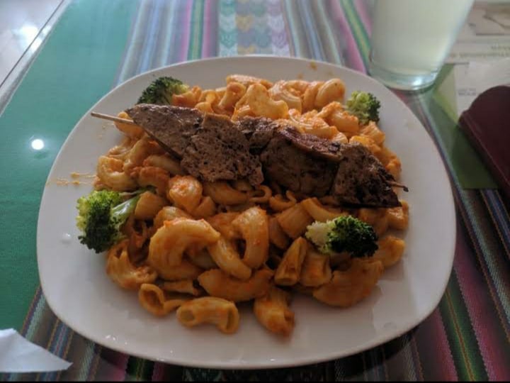 photo of Restaurant Vegetariano Mais Macarrones Veganos shared by @esthefany20 on  27 Dec 2019 - review