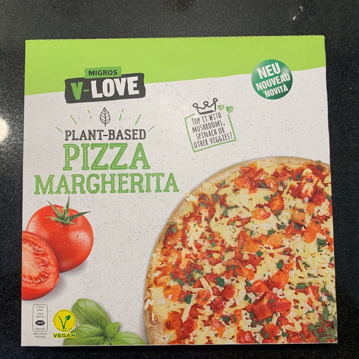 review photo of Migros V-Love Pizza Margherita shared by @antoniolacosta on 14 Apr 2021 - review