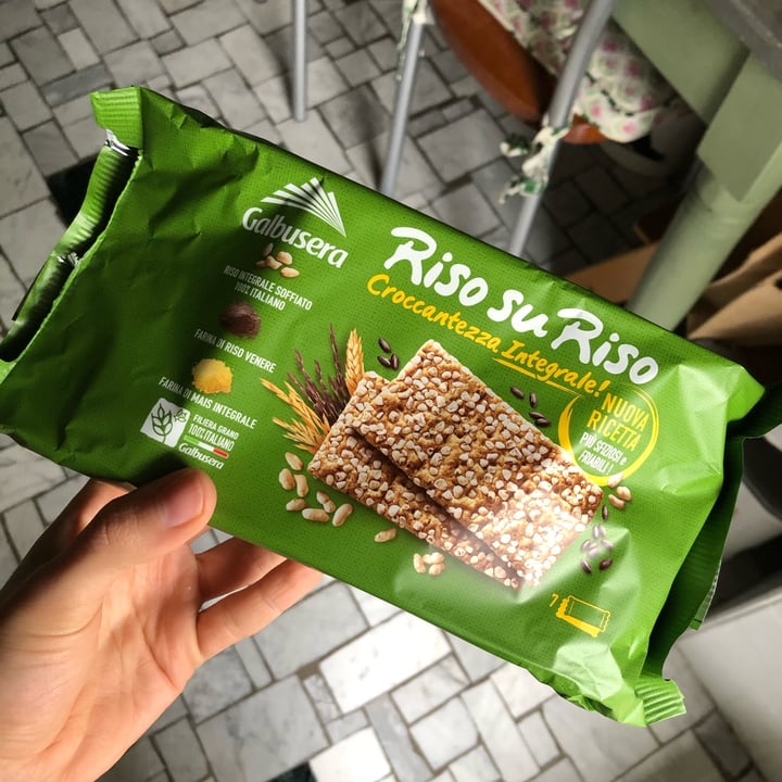 photo of Galbusera Crackers Riso su Riso croccantezza integrale shared by @carmelau on  20 Apr 2022 - review